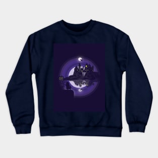 Wizardry Silhouette illustration Crewneck Sweatshirt